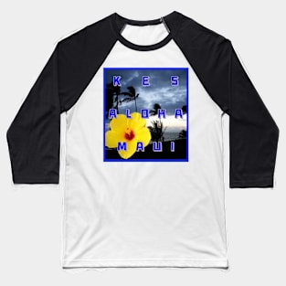 Aloha yellow hibiscus Baseball T-Shirt